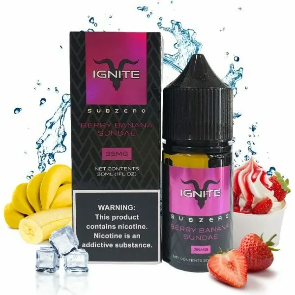 Ignite subzero -  berry banana sundae