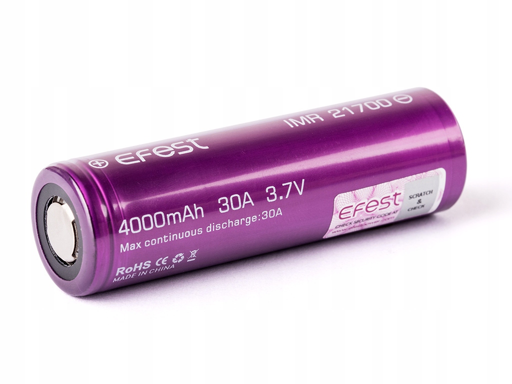 Efest imr 21700 bateria