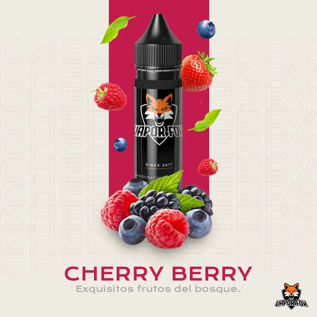 Liquidos VaporFox - Cherry Berry