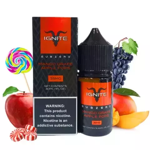 Ignite subzero - Mango grape apple pops