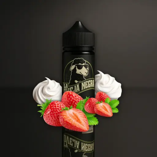 Líquidos Oveja Negra - Frutilla con crema